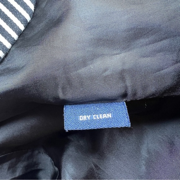 Chaps Black & White Striped 3/4 Sleeve Women’s Blazer Size 24W - Picture 5 of 5